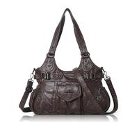 Angel Kiss Purses for Women Large Shoulder Bag Soft Hobo Bags for Women, Coffee