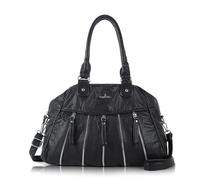 Angel Kiss Purses for Women Trendy Soft Shoulder Purses and Handbags Hobo Bags, Black