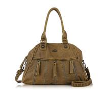Angel Kiss Purses for Women Trendy Soft Shoulder Purses and Handbags Hobo Bags, Dark Brown