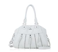 Angel Kiss Purses for Women Trendy Soft Shoulder Purses and Handbags Hobo Bags, White