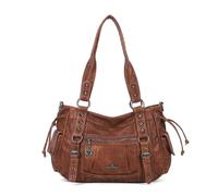 Angel Kiss Shoulder Bag For Women Multi Pocket Retro Hobo Handbags Satchel Tote Bag