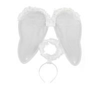 Angel kit with wings and halo for adults