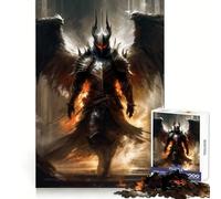 Angel Knight 1000 Teenager Pieces Jigsaw Puzzle Logic Practice Quiet Fun Clean Edges Festive Gift (50x75cm)