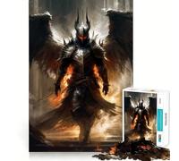 Angel Knight Jigsaw Puzzles for Teenagers 1000 Mental Fun Game Clean Seamless Connection Engaging Way to Pass Free Hours (50x75cm)