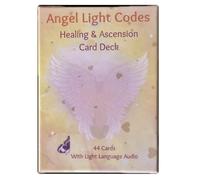 Angel Light Codes Card Deck with Channelled Messages, Audio Light Language by Tracy Robbins