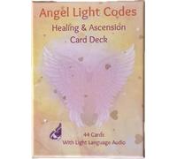 Angel Light Codes Card Deck with Channelled Messages, Audio Light Language by Tracy Robbins