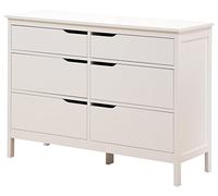 Angel Line Lauren 6 Drawer Dresser, White