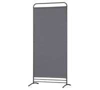 Angel Living 1 Panel Room Divider, Privacy Screen Composed of Polyester Fabric and Sturdy Iron Frame, Freestanding Room Partitions for Office Bedroom Study 81 x 50 x 180cm (Grey)