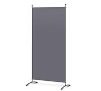 Angel Living 1 Panel Room Divider, Privacy Screen Composed of Polyester Fabric and Sturdy Iron Frame, Freestanding Room Partitions for Office Bedroom Study 81 x 50 x 180cm (Grey)