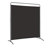 Angel Living Paravent 1 Panel Room Divider Protective Screen Wall Room Partition for Offices, Balcony, Bedroom, Outdoor Garden 162.5 x 177 cm (Black)