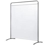 Angel Living Paravent 1 Panel Room Divider Protective Screen Wall Room Partition for Offices, Balcony, Bedroom, Outdoor Garden 162.5 x 177 cm (Natural)