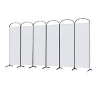 Angel Living Paravents 6 Panels Protective Screens Room Divider Screen Folding Room Partition Wall Furniture Outdoor Screens for Patio Privacy (Nature)