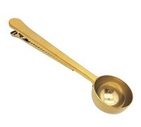 Angel mall Coffee Scoop, Stainless Steel Golden Multi function coffee spoon