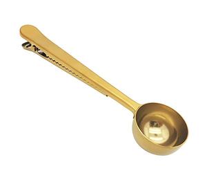 Angel mall Coffee Scoop, Stainless Steel Golden Multi function coffee spoon