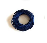 Angel Malone 10 Mtrs. X 2mm Premium Quality Kumihimo Rattail Satin Cord Jewellery Making - UK Seller (Navy-Blue)
