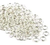 Angel Malone 100 x Silver Superior Super Strong Metal Jump Rings Jewellery Making Findings - UK Seller (Silver 8mm x 1mm)