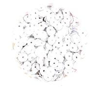 Angel Malone 15g (±) 1200 pcs. 6-7mm in Diameter Premium Quality Cup Sequins DIY Arts Crafts Making - UK Seller (White)