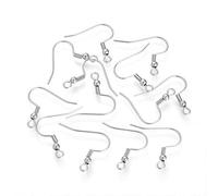 Angel Malone Hypo-Allergenic Stainless Steel Earring Wires Fish Hooks 21mm Findings Jewellery Making Findings UK SELLER (20)