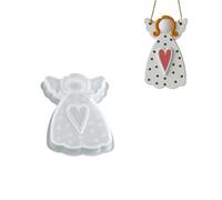 Angel Mold | Christmas Silicone Concrete Moulds - Holiday Decoration Plaster Mould,for Art Teachers Holiday Enthusiasts Creative Hobbyists Home Crafting Themed Events Workshops