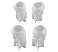 Angel Mold Set of 4, 2 Style 3D DIY Christmas Silicone Molds for Epoxy Resin, Plaster, Candle Craft Resin Molds Christmas Silicone
