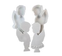 Angel Mold - Silicone Resin Casting, Flexible Non Stick Mold, Reusable DIY Crafting Set | Detailed Angel Figurine Sculpture Making Kit, Dureble Plaster Concrete Epoxy Art Molds for Home Decoration