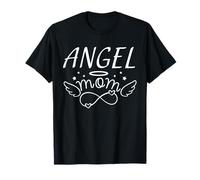 Angel Mom Forever Loved Never Forgotten Infinity Heart T-Shirt