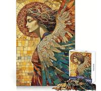 Angel Mosaic Adult Jigsaw Puzzles1000 Pieces Memory Skill Quiet Recreation Clean Edges Unique Gift (38x52cm)
