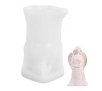 Angel Moulds for Candle Making - 3D Putte Silicone Mould for Resin Casting, Flexible Ornament Casting Mould with Smooth Interior for Fondant, Chocolate, Cake and Sweets