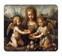 Angel Mouse Mat 250x200mm, Small Mouse Pad Wing Waterproof Gaming Mousepad, Mini Desk Mat with Anti-Slip Base, Stitched Edges Mousepad, Keyboard, Mousemats for Gaming Accessories, Gifts for Men 2-6604