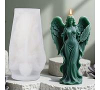 Angel Nativity Scene Cylinder Molds Silicone Wave Spiral Candle Mold - Silicone Resin Casting Molds for Candle & Resin & Soap Craft Supplies