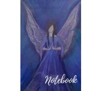Angel Notebook 'Prayer': Angel Notebook/ Journal 'Prayer' in the Angel series in shades of purple, 6 x 9 inches with 120 lined pages