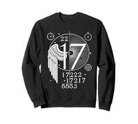 Angel Number 17 Meaning Spiritual Numerology Art Sweatshirt