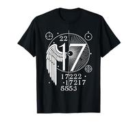 Angel Number 17 Meaning Spiritual Numerology Art T-Shirt