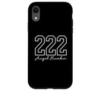 Angel Number 222 Numerology Spirituality Case for iPhone XR