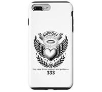 Angel Number 333 Heart And Wings Of Angel Number Spiritual Case for iPhone 7 Plus/8 Plus