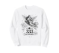 Angel Number 333 Support Celestial Ethereal Angelcore Sweatshirt