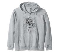 Angel Number 333 Support Celestial Ethereal Angelcore Zip Hoodie