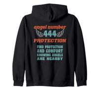 Angel Number 444 Protection Numerology Personal Number 444 Zip Hoodie