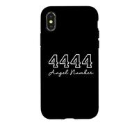 Angel Number 4444 Numerology Spirituality Case for iPhone X/XS