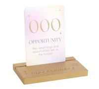 Angel Number Affirmation Cards With Wooden Stand For Guidance