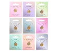 Angel Number Necklace (Pack of 9) Something Different Brown One Size