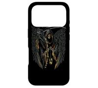 Angel of Death Grim Reaper Scary Halloween Occult Dark Art Case for iPhone 17 Pro