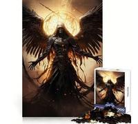 Angel Of Death Jigsaw 1000 Pieces for Teenagers Cognitive Boost Slow Leisure Tight Lock Thoughtful Xmas (38x52cm)
