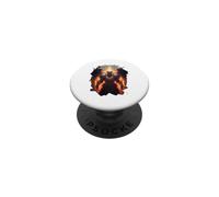 Angel of Fire with Flames of Hell PopSockets Adhesive PopGrip