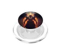 Angel of Fire with Flames of Hell PopSockets PopGrip for MagSafe