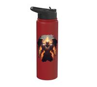 Angel of Fire with Flames of Hell Stainless Steel Insulated Water Bottle