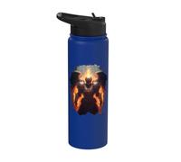 Angel of Fire with Flames of Hell Stainless Steel Insulated Water Bottle