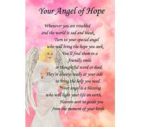 Angel of Hope Poem Verse Greeting Card