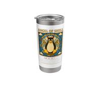 Angel of Shell Linux Funny Sysadmin Tux Penguin Stainless Steel Insulated Tumbler