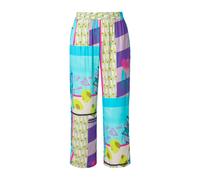Angel of Style ladies plus size trousers straight fit coloured all-over print